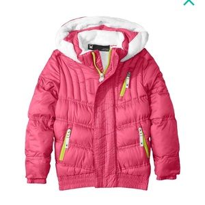 Spyder bitsy sybil puffy girls jacket